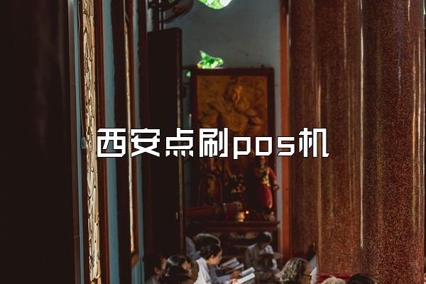 西安点刷pos机
