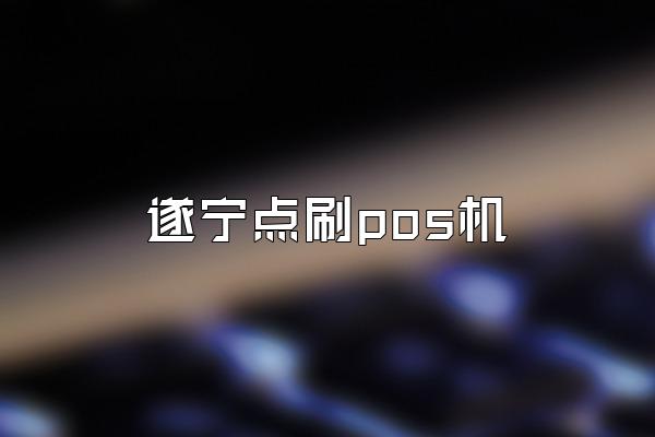 遂宁点刷pos机