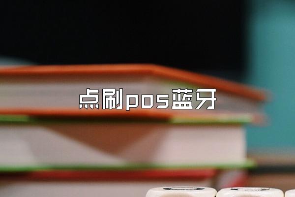 点刷pos蓝牙